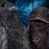 ダンボール生き物2体「ドリル展」に出品します
