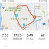 【ランログ】サッカー＆夕食後のスロージョグ。吐きそ。