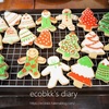 アイシングクッキーづくり、持ち寄りクリスマスパーティー/Icing Cookies/ขนม