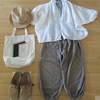 晴れの休日、今日の服と朝ごはん