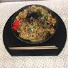 余ったパスタと焼肉のタレでパスタ焼きそば