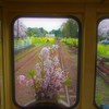 小湊鐡道　里山トロッコ⑥　列車交換のある里見駅^^