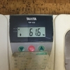 今朝の体重