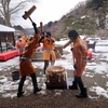 大黒屋〈板室温泉〉⑤　餅つき・散歩