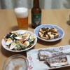 サンマ、こぶし花ビール