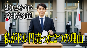 FX実践解説、「衆院選を前に、私がドル円売った２つの理由」（2026年2月6日)