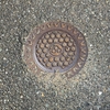 【マンホール蓋】福岡市・止水栓①-2、福岡市・西部ガス③