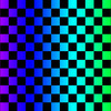 チェック模様の絵