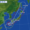 台風近づく