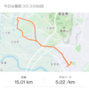 11/9　腹筋コロコロ50回と15Kmラン