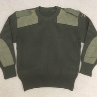 MILITARY - 米軍 実物 5ボタンセーター アクリル MILITARY 実物 新品 デッドストック 米軍 5ボタン ヘンリー