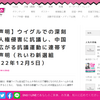 れいわ新選組、12/5参院ウイグル人権決議反対、及び白紙革命連帯声明記事を投稿するも削除→再投稿