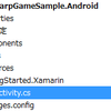 Xamarin + Cocos Sharp で iOS, Android 対応のゲームを開発する手順 (8) Android で加速度センサーの値を取得する
