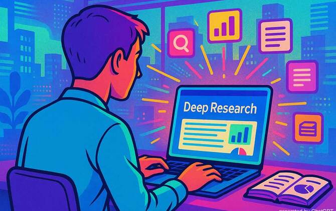 膨大な時間がかかる調査・分析をわずか数分で！ 「Deep Research」でリサーチの常識が変わる