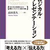 高田貴久 ロジカル・プレゼンテーション ― 自分の考えを効果的に伝える戦略コンサルタントの「提案の技術」 599円