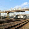 予讃線多度津駅　2つある跨線橋