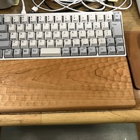 HHKB専用 「亀甲名栗（きっこうなぐり） 木製パームレスト