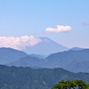 高尾山山頂より富士を望む