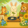 森の音、花束にのせて