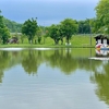 清水公園の池（北海道清水）