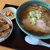 焼きぼしラーメンとチャーシュー丼