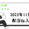 【2023年11月】配当収入