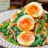 【レシピ】半熟卵とほうれん草の♬やみつきごま味噌マヨ和え♬
