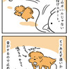 【犬漫画】夏の海岸で突然のパニックその３