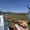 荒川桜づつみ公園で朝キャンプ（福島県）