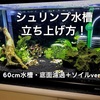 エビ水槽立ち上げ～60㎝・底面濾過・シュリンプ飼育に最適な環境～