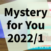 Mystery for You 2022年1月分『お正月謎』『五十音島』『パズルロッジ殺人事件』の感想