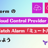Terraform の AWS Cloud Control Provider (awscc) で CloudWatch Alarm「ミュートルール」を設定しよう