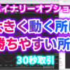 バイナリーオプション「大きく動く所は勝ちやすい所！」30秒取引