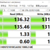 使わなくなったハードディスク4台でRAID0を組んでベンチマークを取ってみた