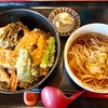 こだわり蕎麦とモダン料理みさお（草加 新田）大海老天丼＋半かけそば
