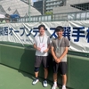 【NewsRelease】柴野晃輔＆加藤隆聖ペアが「関西オープンテニス選手権大会」で準優勝！【テニス】