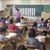 ４年外国語活動「小文字」、２年国語「説明文を書こう」、３年国語「食べ物のひみつ」