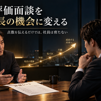 中小企業の人材育成・評価制度実践篇 ～社員の成長と会社の成果を一致させる～ 第3章　目標・面談・評価を機能させる 第8回　評価面談を成長の機会に変える ～点数を伝えるだけでは、社員は育たない～