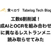 工数6割削減! 生成AIとOCRを組み合わせ、店舗毎に形式が異なるレストランメニューを読み取らせてみた