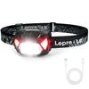 【Amazon】Lepro ヘッドライト 充電式 USB-C 高輝度 300ルーメン LED ヘッドランプ 【スポット・ワイドビーム切替/赤色サブライト搭載/実用点灯4～15時間/IPX4防水】 夜釣り 最適 登山 キャンプ 散歩 作業 アウトドア 釣り 災害 停電用 小型 軽量（ブラック）