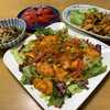 むね肉のチリソース☆いかのコチュジャン和え