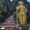 階段がカラフルに！バトゥ洞窟のビフォーアフターを比較！【Kuala Lumpur・Batu Caves】