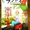 ハイキング　登山　雑誌紹介　見てるだけで美味しそうな山ごはんレシピ　山ごはん道具紹介　電車だけで行ける山ルート紹介など　ハイキングに行きたくなる　ランドネ2013年4月号