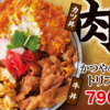 かつやのトリプルカツ丼が新春のお慶びを申し上げます【かつや】