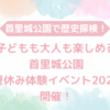 首里城で歴史探検！子どもも大人も楽しめる首里城公園「夏休み体験イベント2024」開催！