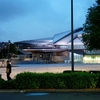 新将棋会館への旅④『新将棋会館内「棋の音」』千駄ヶ谷夕景