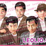 一世風靡セピア（小木茂光、哀川翔、柳葉敏郎、西村香景、春海四方、柳葉敏郎、松村冬風、武野功雄）似顔絵イラスト