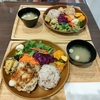 鳥〇食堂×タニタカフェ。定食。ステーキとから揚げ