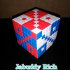 ルービックキューブで模様を作りました！　Rubik's Cube art design