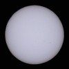 「太陽(白色光)」の撮影　2024年3月18日(機材：ミニボーグ45EDⅡ、E-PL8、ポラリエ)